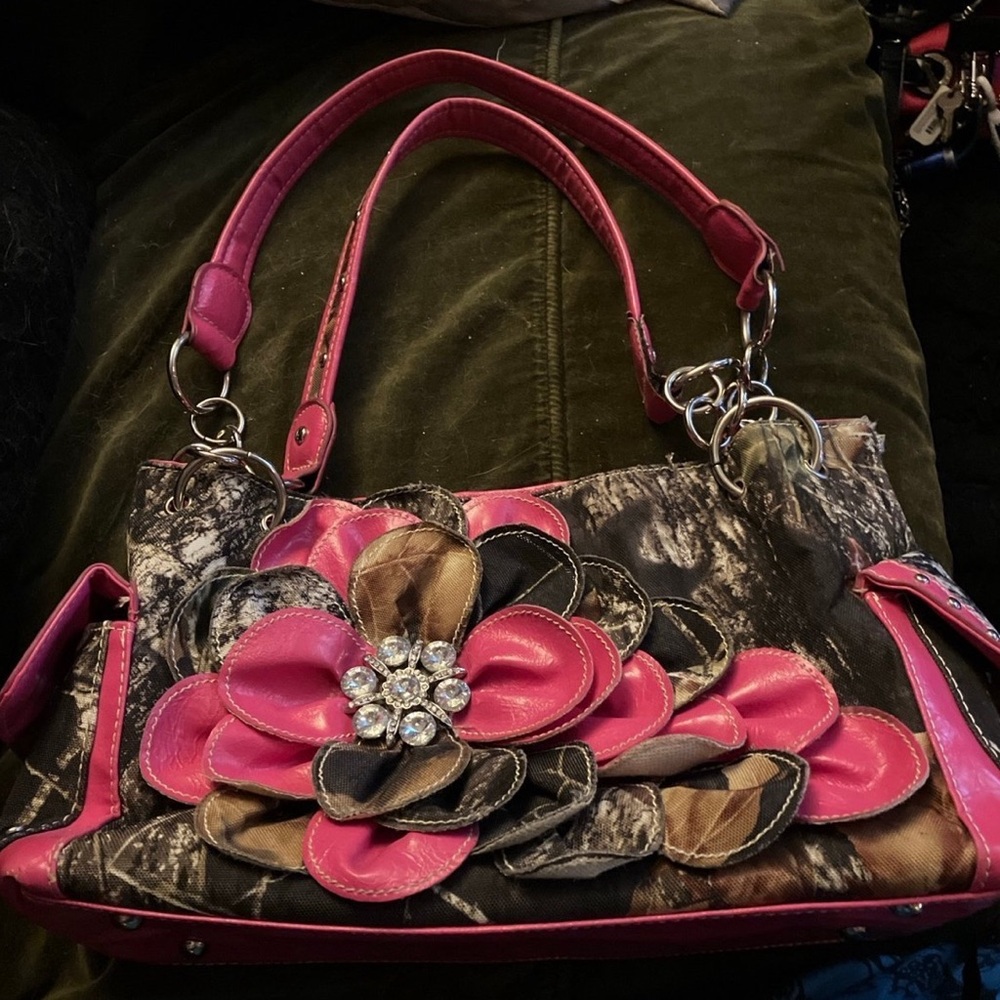 Pink Camo Purse/Bag